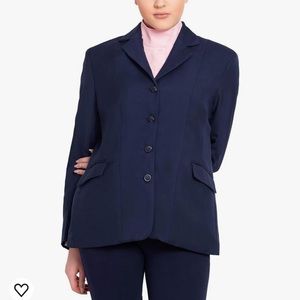 TuffRider Navy Starter Show Jacket Equestrian Jumper Womens Size 8